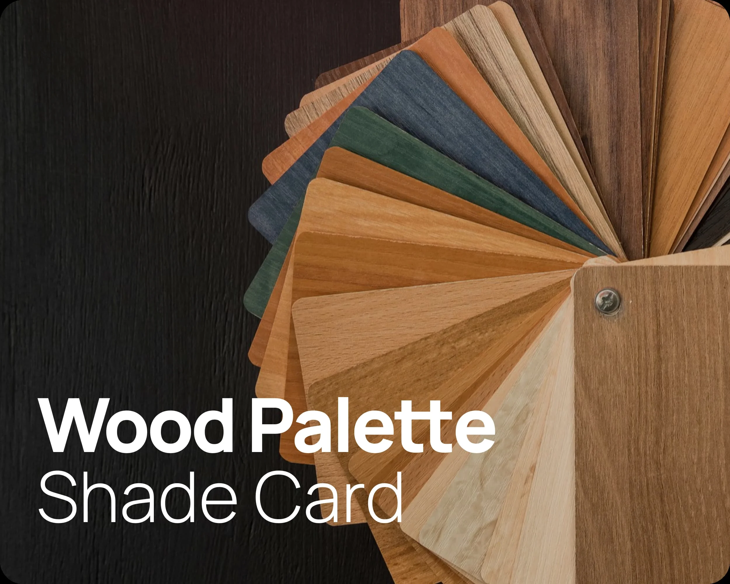 Wood Palette shade card