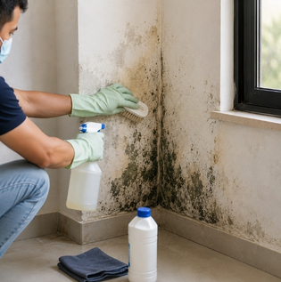 Step-by-Step Guide to Safely Cleaning Wall Fungus
