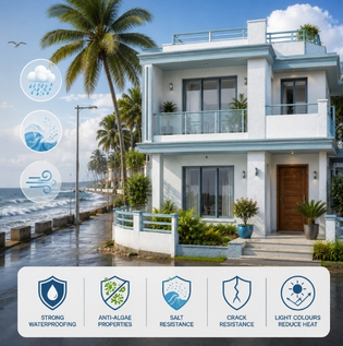 Exterior Paint Solutions for Coastal Indian Regions