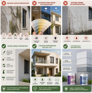 Common Exterior Painting Mistakes Homeowners Should Avoid