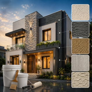 Textured Exterior Paint Finishes for Premium Homes