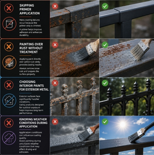 Common Metal Painting Mistakes and How to Avoid Them