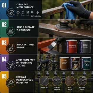 Step-by-Step Guide to Painting Metal Surfaces