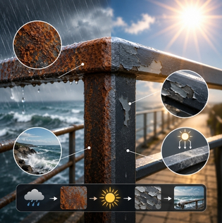 Effects of Weather and Moisture on Metal Surfaces