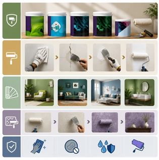 Complete Paint and Texture System for Durable Walls