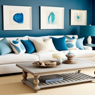 Coastal blue wall paint design for your house - Asian Paints