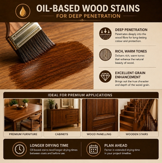 Oil-Based Wood Stains for Deep Penetration