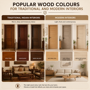 Popular Wood Colours for Traditional and Modern Interiors