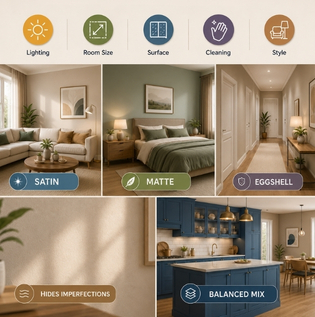 Choosing the Right Paint Finish for Every Room