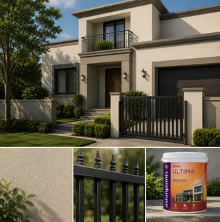 Masonry and Metal Finish Paint for Exterior Protection