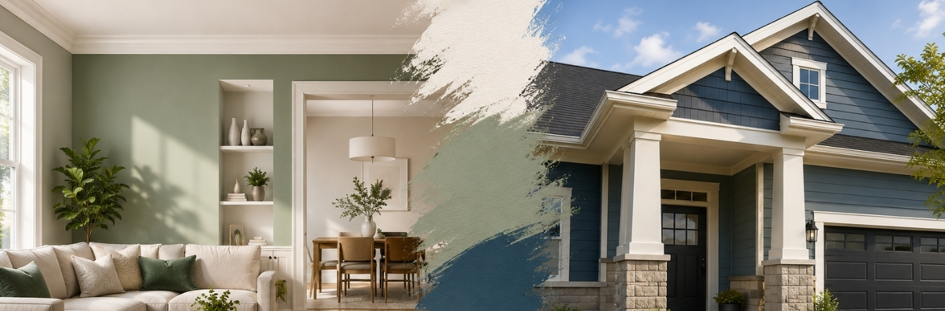 Complete Paint Finish Guide for Interior and Exterior Walls