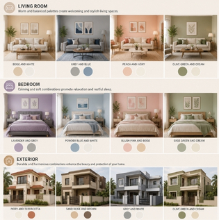 Exterior House Wall Colour Combinations for Indian Homes