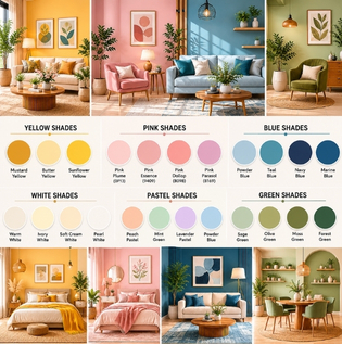 Trending Wall Colours and Shades for Modern Homes