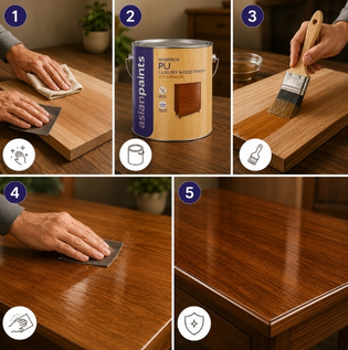 Step-by-Step Guide to Applying Clear Coat on Wood