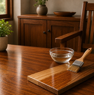 Clear Coat and Wood Polish Finishes for Natural Beauty