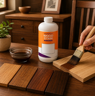 Wood Stain for Enhancing Natural Wood Grain