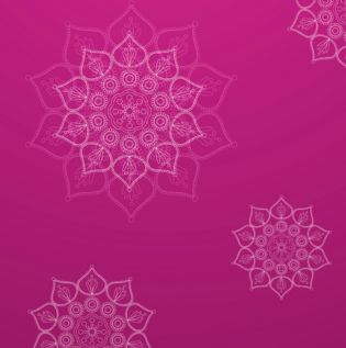 Mandala Bedroom Wall Stencil  - Asian Paints