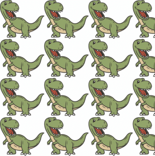 Bright Dinosaur Wallpaper- Asian Paints