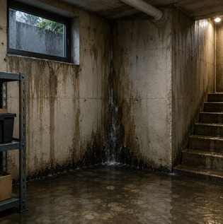 Basement Water Ingress and Dampness Issues During Monsoon