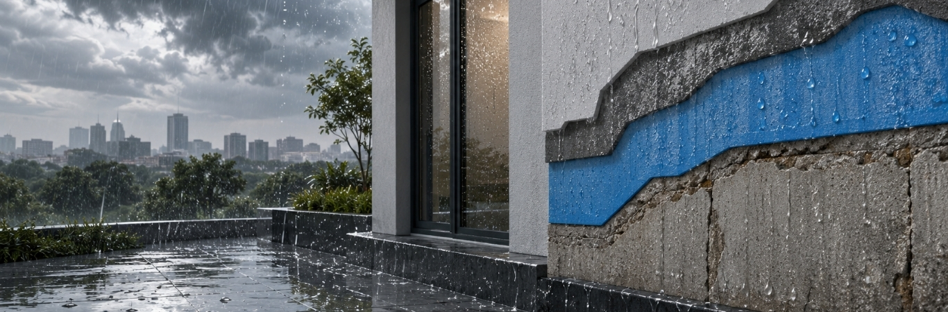 Exterior Waterproofing Solutions for Monsoon Season Protection