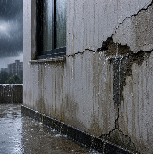 Increased Risk of Water Seepage During Monsoon Season