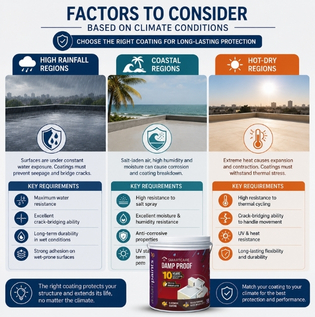 Waterproofing by Climate Conditions