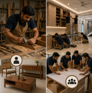 Independent Carpenter Versus Contractor Team