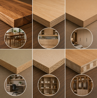 Popular Wood and Engineered Board Options