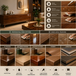 Furniture Finishes That Enhance Durability and Appearance