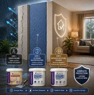 Complete Waterproofing System for Long-Term Water Seepage Prevention