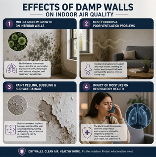 Effects of Damp Walls on Indoor Air Quality