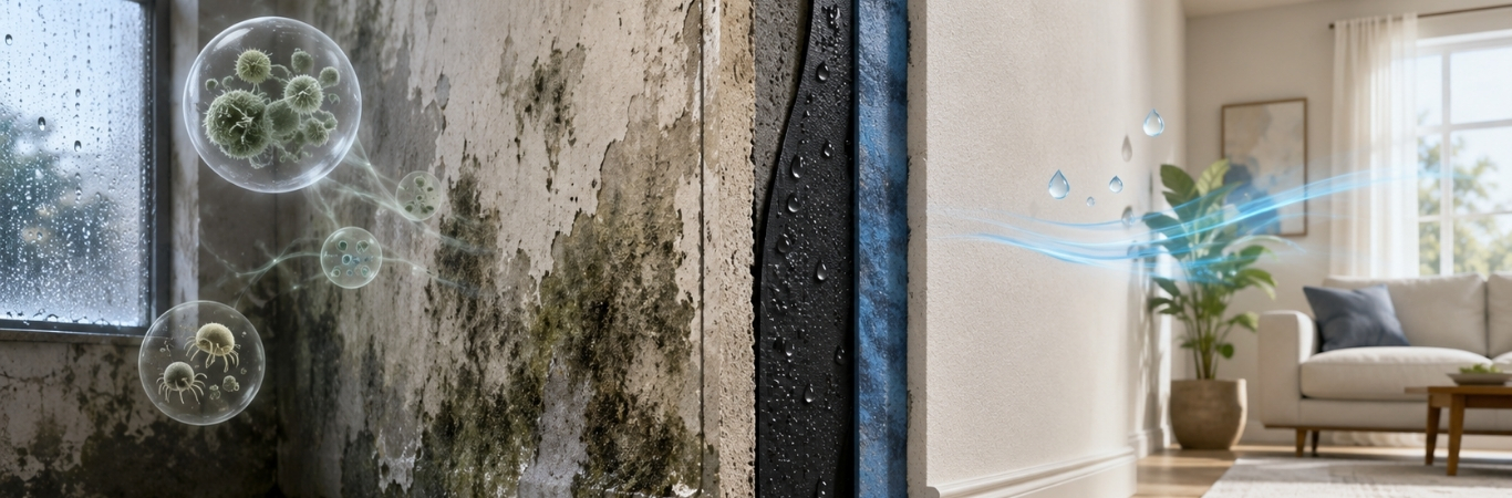Waterproofing Prevents Mold Growth and Improves Indoor Air Quality