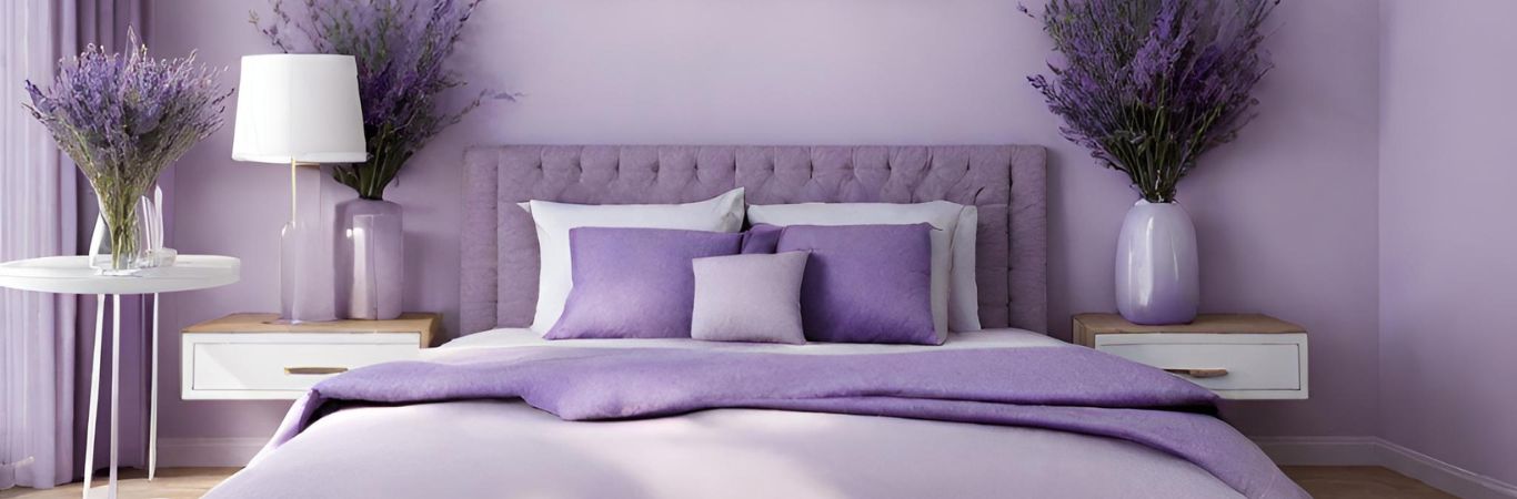 Lavender Wall Colour - Asian Paints