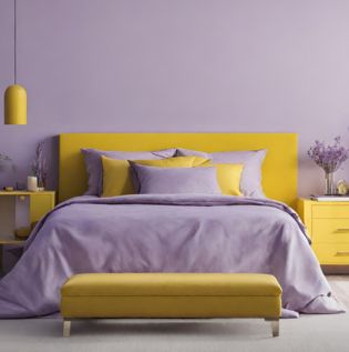 Lavender Yellow Wall Colour - Asian Paints