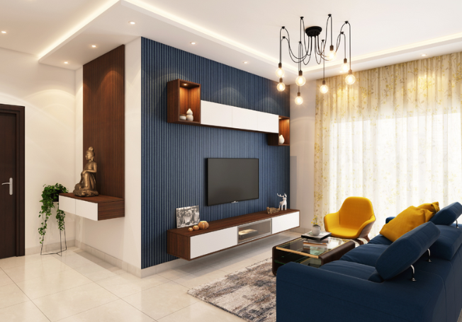 Modern Living Room - Asian Paints