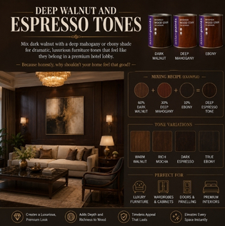 Deep Walnut and Espresso Tones