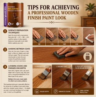 Tips for Achieving a Professional Wooden Finish Paint Look