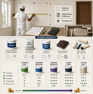 How to Calculate Painting Material Cost