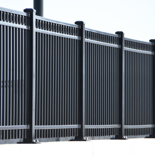 Rubber Painted Metal Fence - Asian Paints