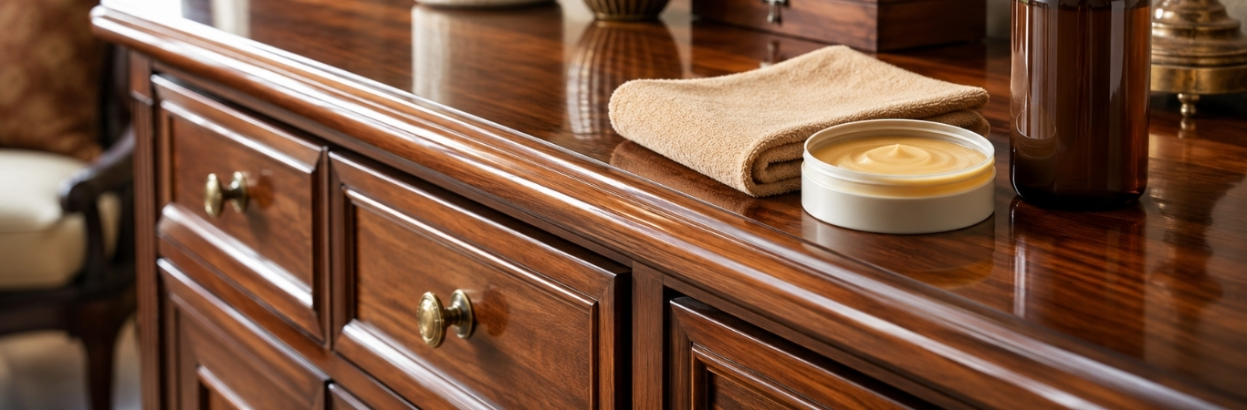 Melamine Polish Finish on Premium Wooden Furniture
