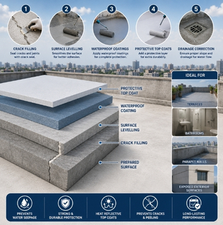 Complete Waterproofing System for Long-Term Protection