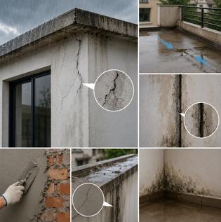 Construction Defects That Cause Water Seepage