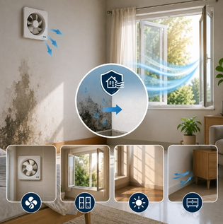 Improving Ventilation to Prevent Damp Walls