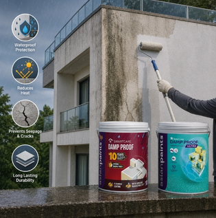 Exterior Wall Waterproofing Against Rain Seepage
