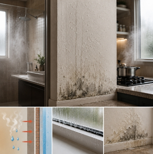 Condensation Causing Damp Walls in Homes