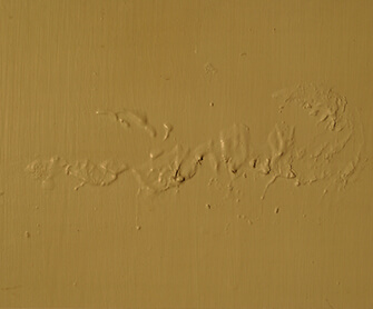 Blisters formed on the interior walls - Asian Paints