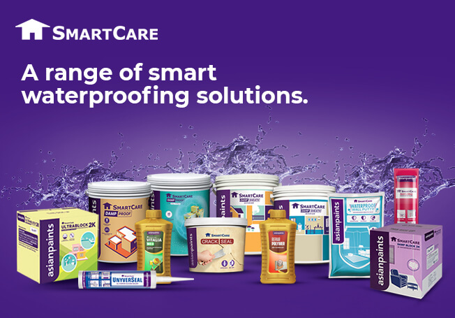 SmartCare range of waterproof paints & waterproofing solutions - Asian Paints