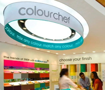 Colour Ideas Store with customers