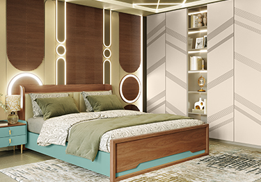 Illuminated Master Bedroom Design Idea