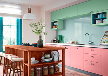 Pastel Dining Room Design Idea
